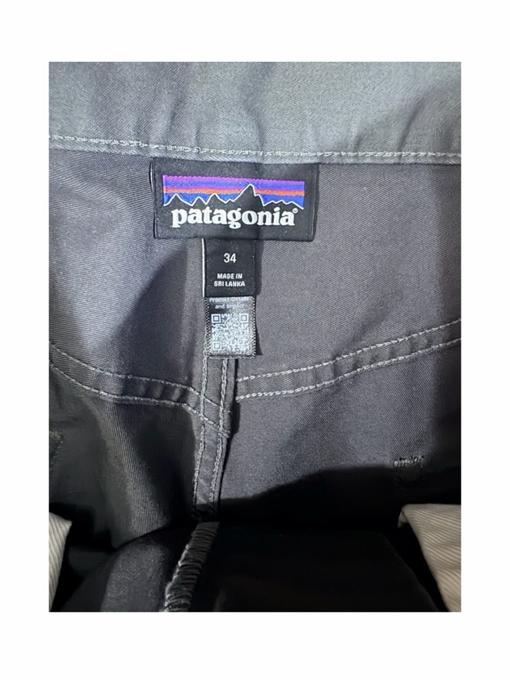 Patagonia Twill Traveler Forge Grey Pants Mens 34   **32x31** - Picture 5 of 10